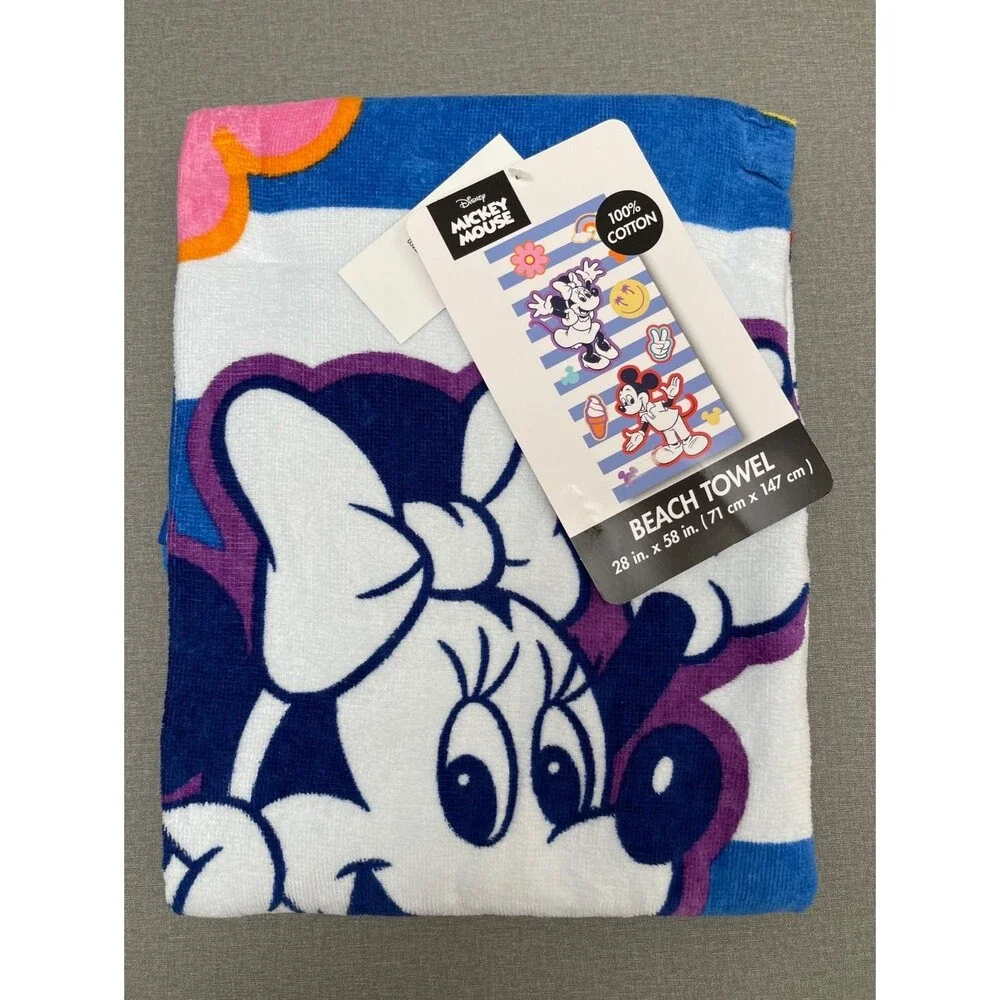 Disney Cartoon Figures Kids 3+ 100% Cotton Beach towl lot 28